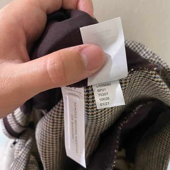 NWT Loft Wide Leg Crop Pants in Houndstooth sz 8 - Picture 12 of 12